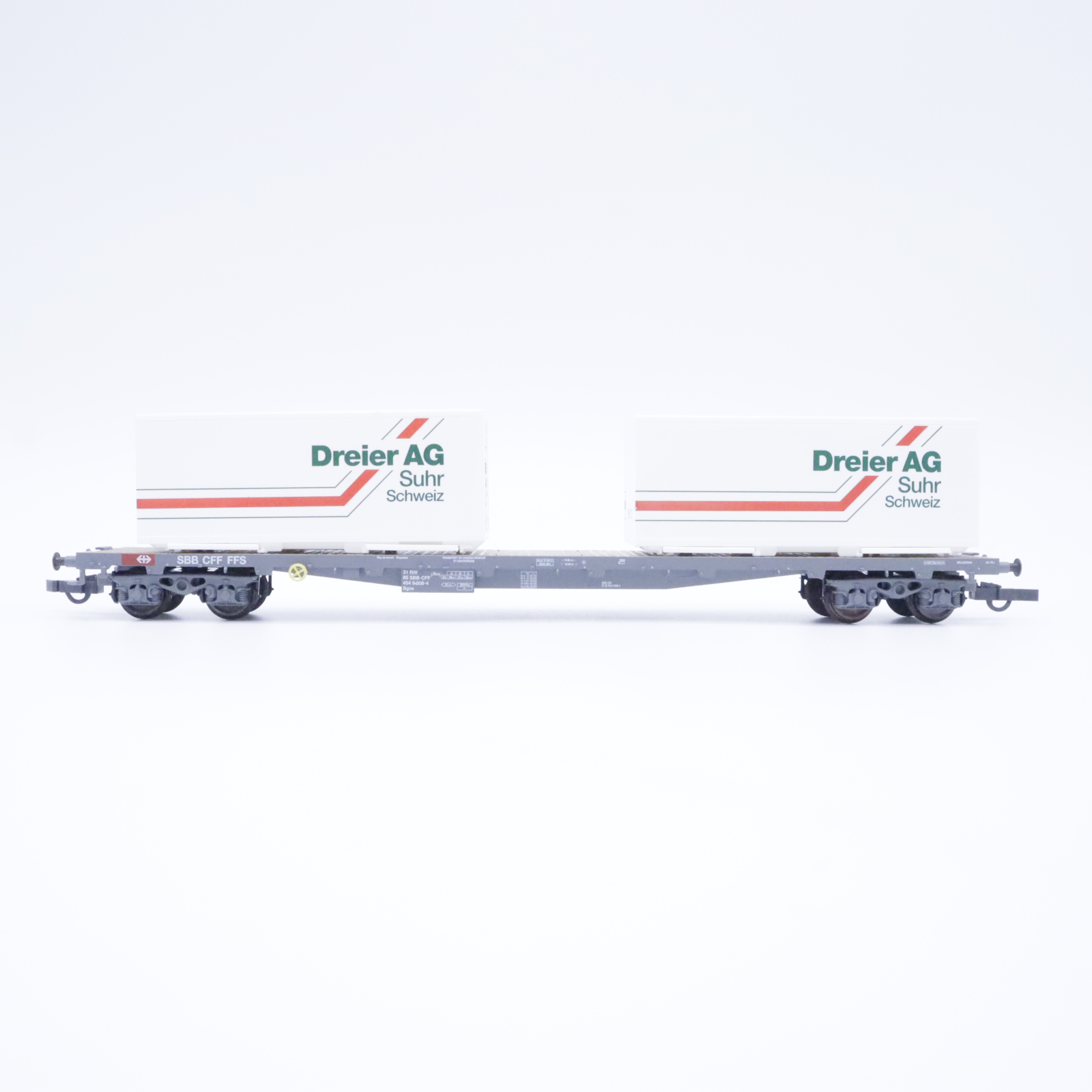 HAG 373 (4) HAG 373 SBB Flachwagen "Dreier" – Bild 4