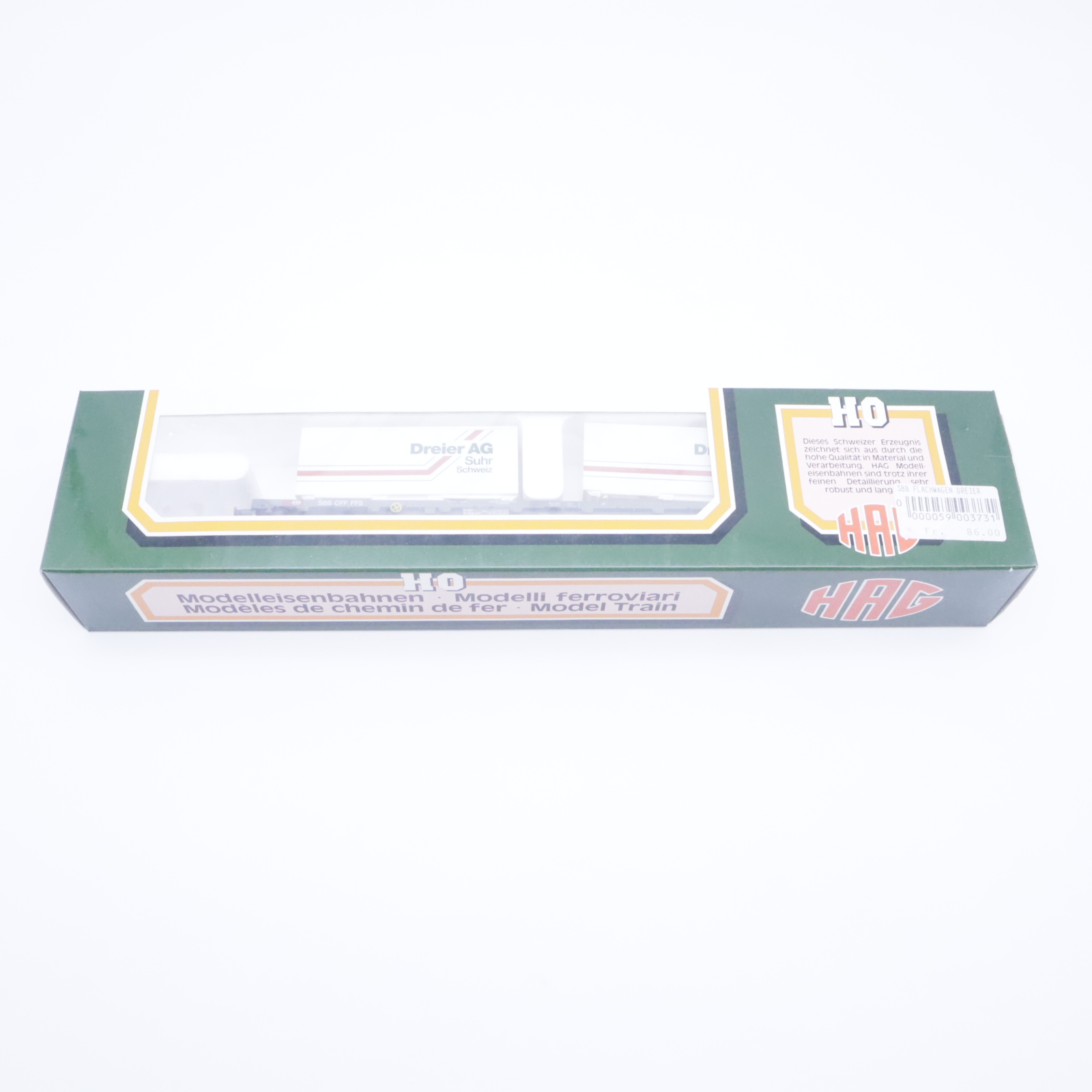 HAG 373 (8) HAG 373 SBB Flachwagen "Dreier" – Bild 8