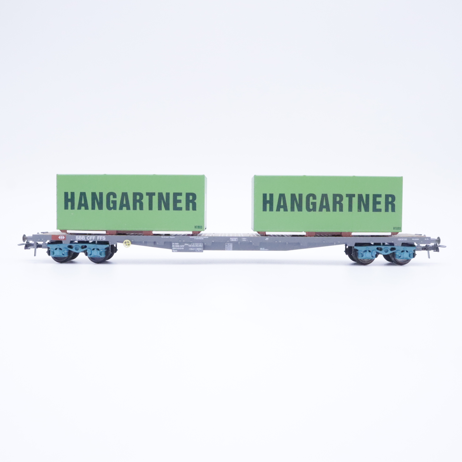 HAG 393 (2) HAG 393 SBB Flachwagen "Hangartner" – Bild 2