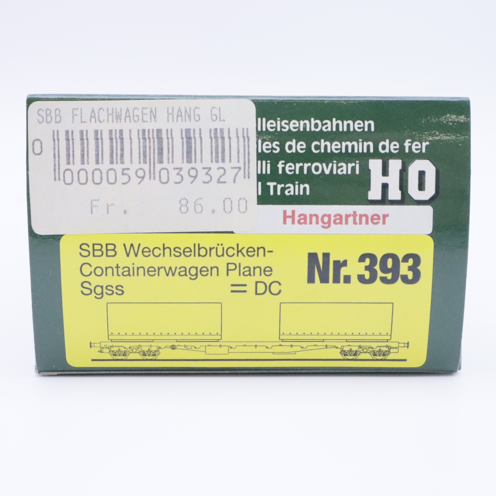 HAG 393 (9) HAG 393 SBB Flachwagen "Hangartner" – Bild 9