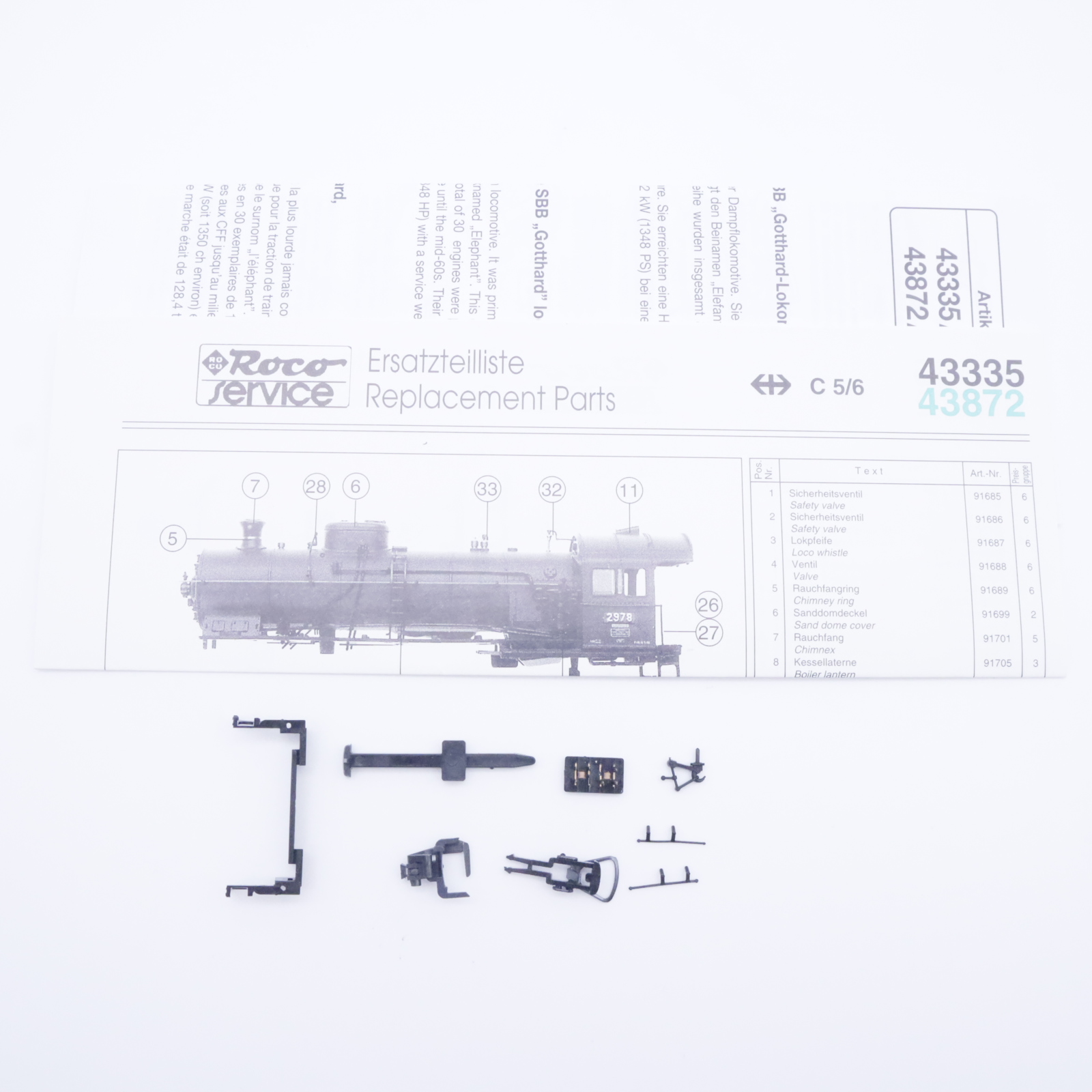 Roco 43335 (7) Roco 43335 SBB C 5/6 2978 – Bild 7