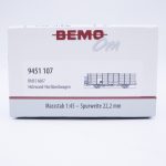 Bemo 9451 107 RhB Hochbordwagen E 6607 – Bild 9