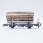 Model Rail 45 415 RhB Flachwagen - Holzladung Kk 7350  R.20.10.87 – Bild 4