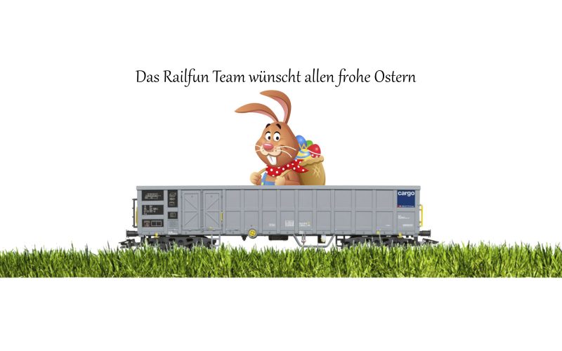 SBB Güterwagen mit Osterhase