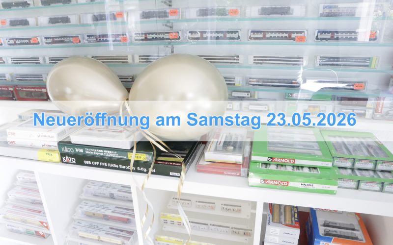 Neueröffnung Modelleisenbahnladen
