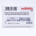 Märklin 47814 Doppel-Containertragwagen Sggrss – Bild 7